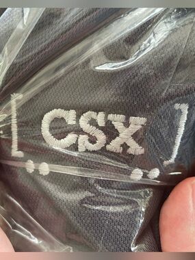 CSX Embroidered Logo Men’s Golf Polo in Carbon by Core365 (Large) NEW
